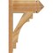 Ekena Millwork Merced Rough Sawn Arts and Crafts Outlooker, Western Red Cedar, 8"W x 18"D x 26"H OUT08X18X26MRC03RWR - alternate 2